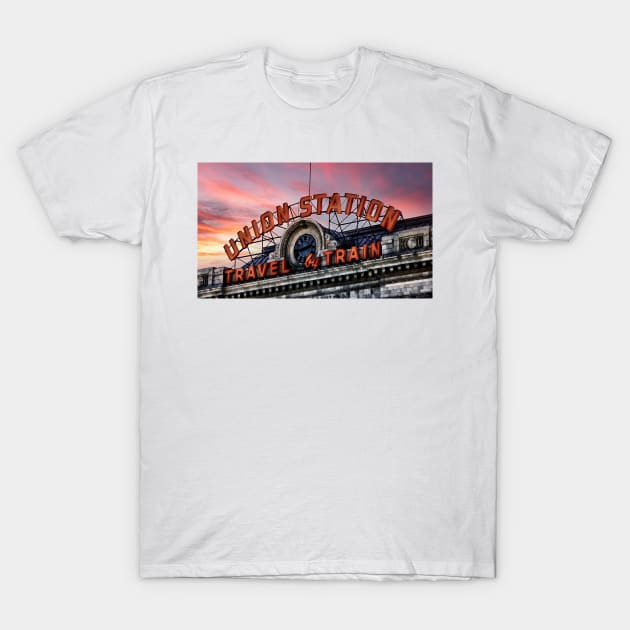 Union Station - Travel by Train T-Shirt by briankphoto